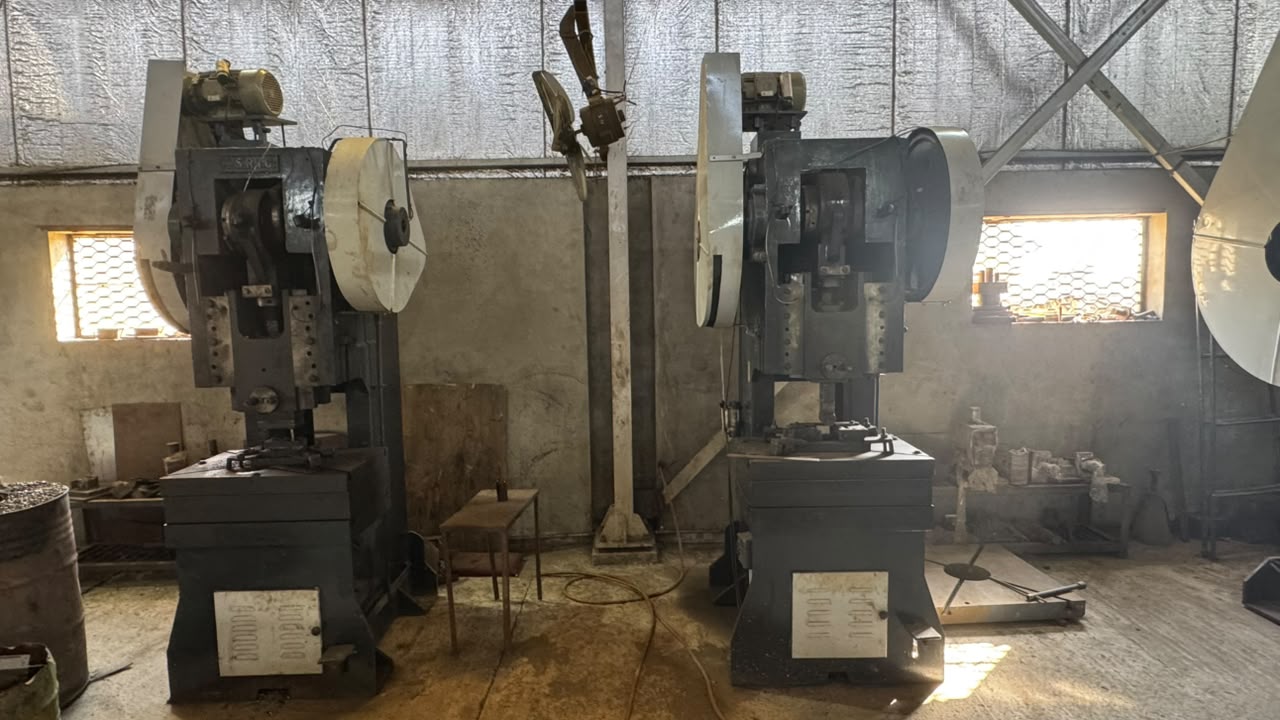Power press work at the Common Facility Centre
